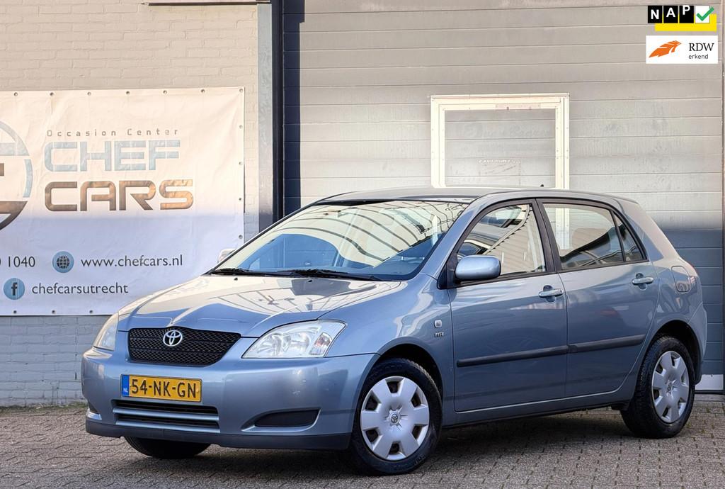 Toyota Corolla 1.4 VVTi|NAP|AIRCO|5DEURS|DEALER ONDERHOUDEN!, Auto's, Voorwielaandrijving, Gebruikt, 4 cilinders, Blauw