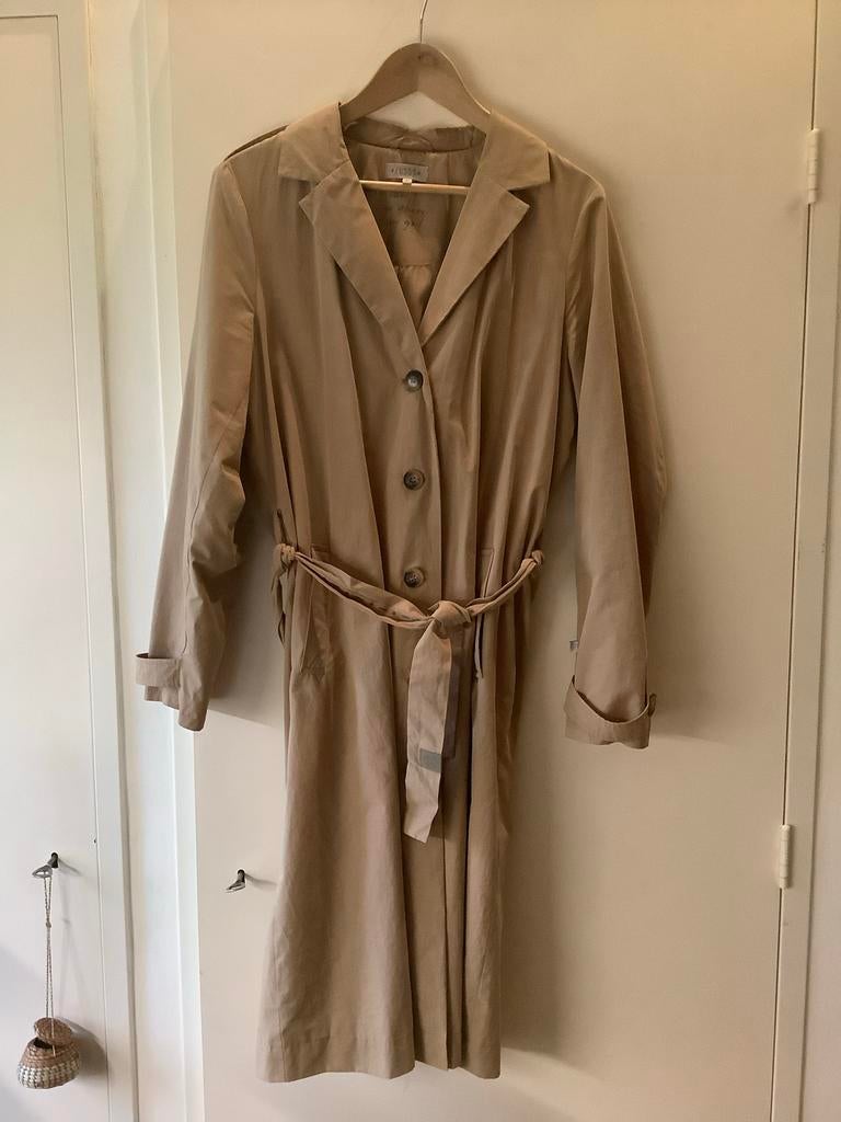 ZUSSS Trenchcoat Maat L - Zo goed als nieuw, Kleding | Dames, Jassen | Zomer, Zo goed als nieuw, Maat 42/44 (L), Beige, Ophalen of Verzenden