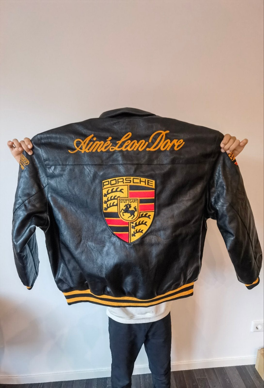 Nieuw porsche x aime leon dore jas / porsche jas maat : XL p, Aime leon dore x Porsche, Zwart, Ophalen of Verzenden, Maat 56/58 (XL)