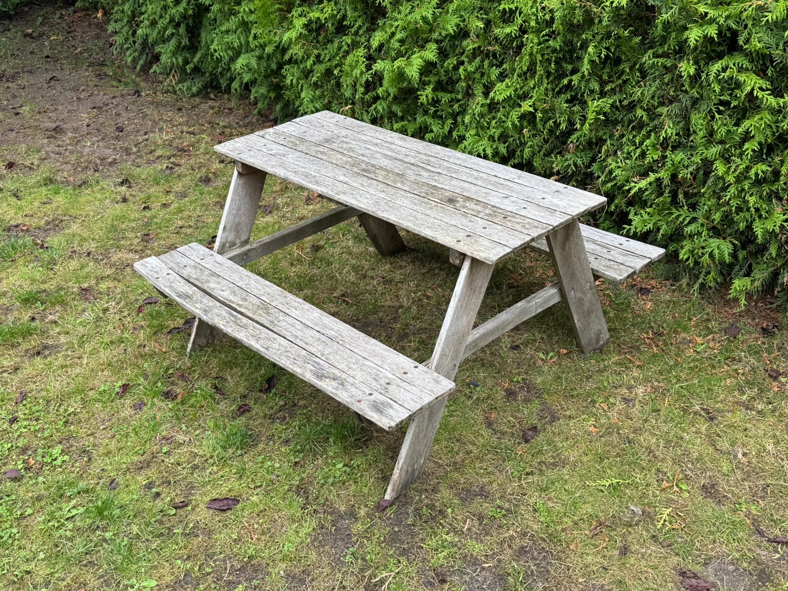 Picknicktafel voor kinderen, Tuin en Terras, Ophalen, Gebruikt, Rechthoekig, Hout