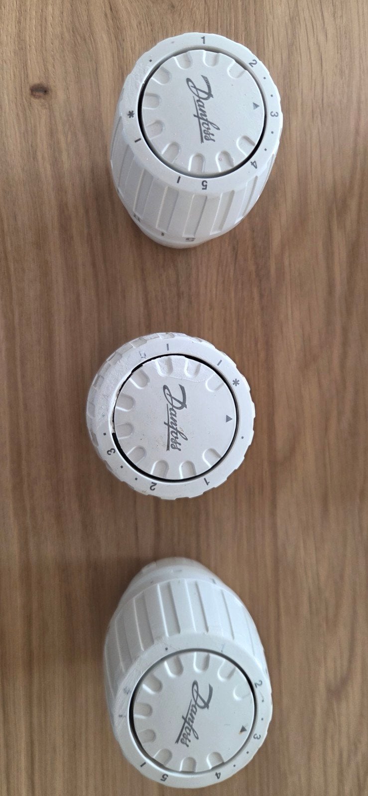 Danfoss Radiatorkranen - Set van 3, Ophalen of Verzenden, Gebruikt, Radiator