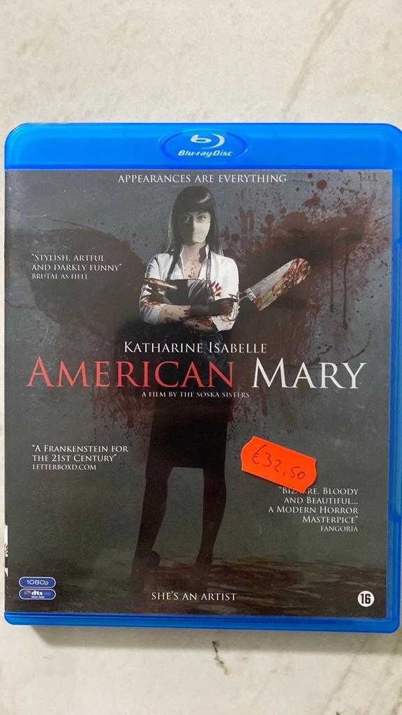 American mary blu ray NL versie, Ophalen of Verzenden, Zo goed als nieuw, Horror