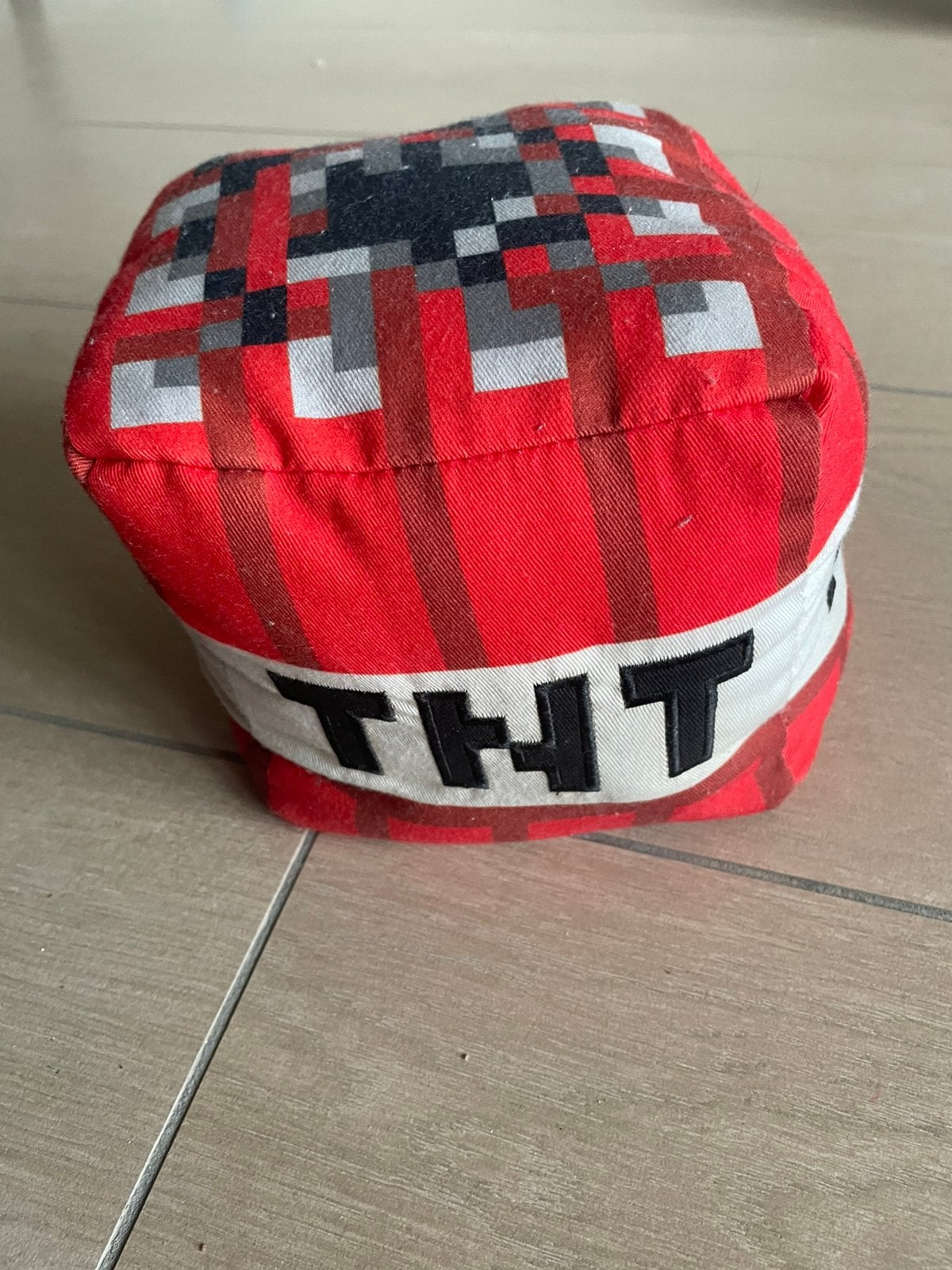 Minecraft TNT deurstop, Ophalen of Verzenden, Zo goed als nieuw, Binnen