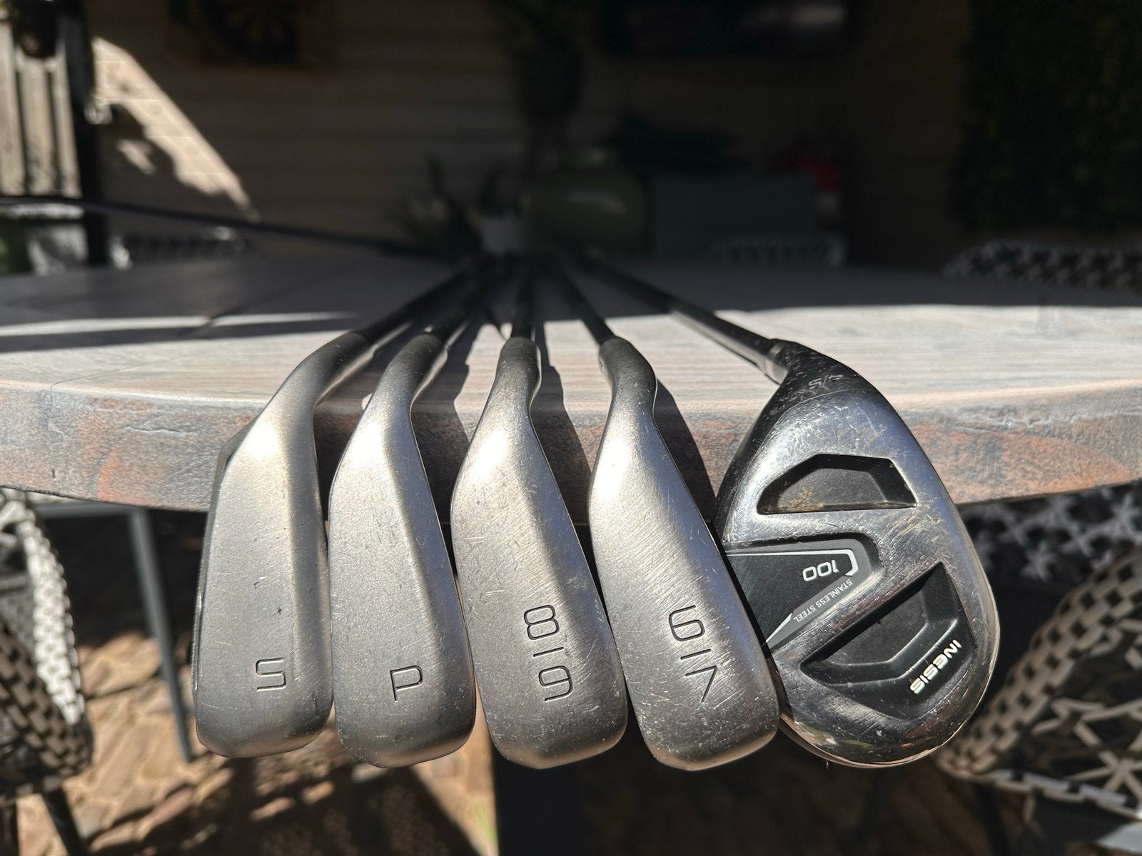 Inesis 100 golfset half (linkshandig), Sport en Fitness, Golf, Ophalen, Gebruikt, Set, Overige merken