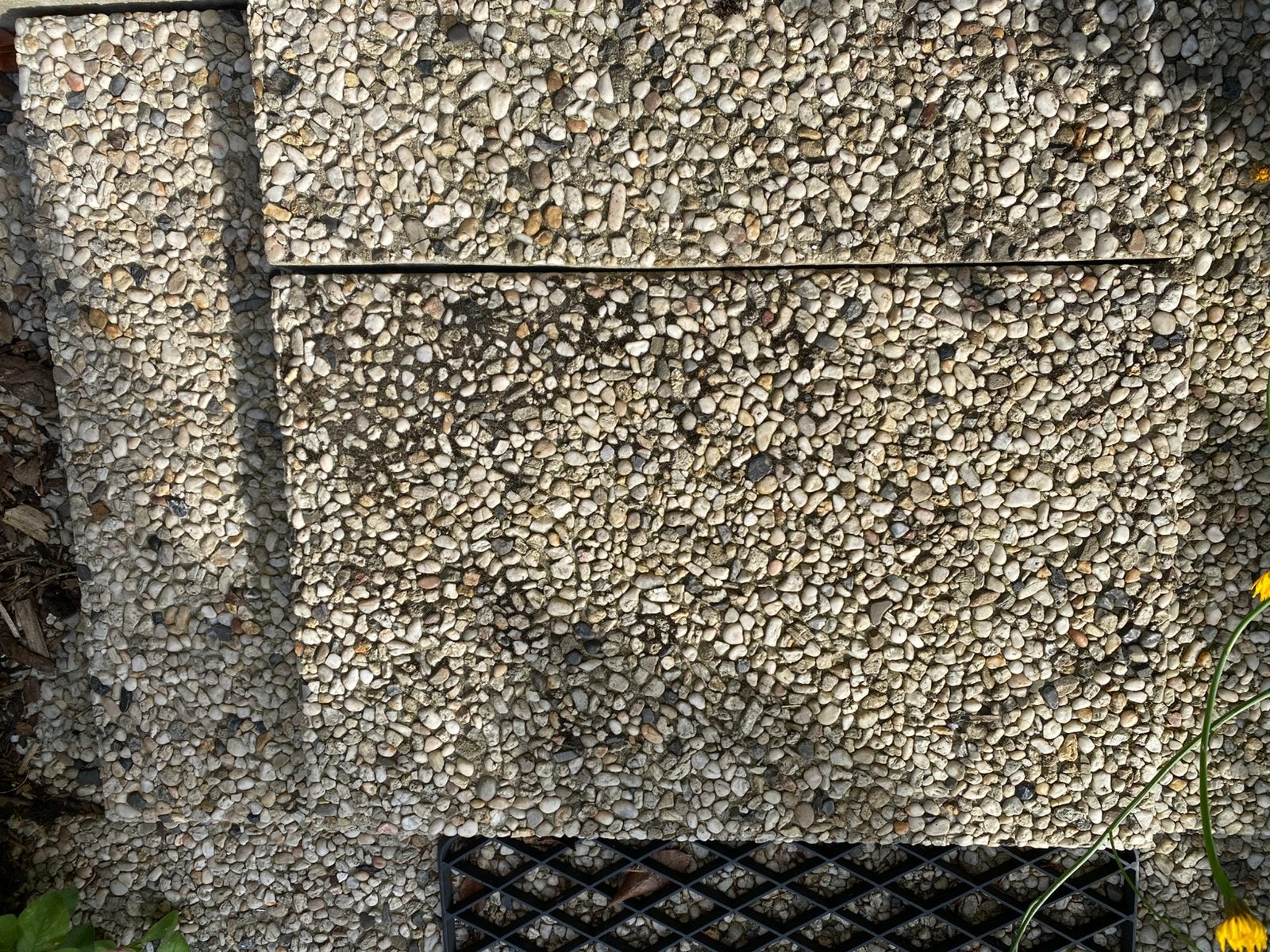 Grindtegels 60x40 cm (18x), Tuin en Terras, Tegels en Klinkers, Ophalen, Gebruikt, Minder dan 5 m², Beton