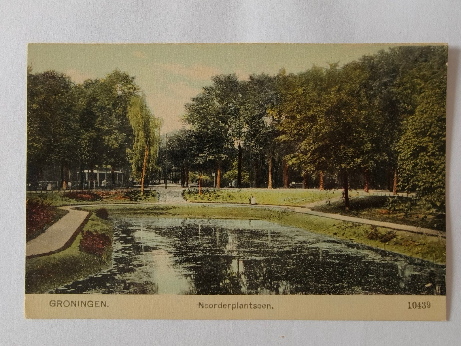 Oude ansichtkaart Noorderplantsoen Groningen, Ophalen, Ongelopen, Groningen