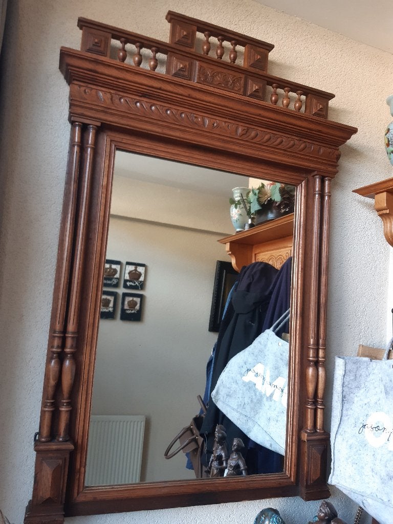 antieke franse renaissance spiegel van voor 1900, Ophalen