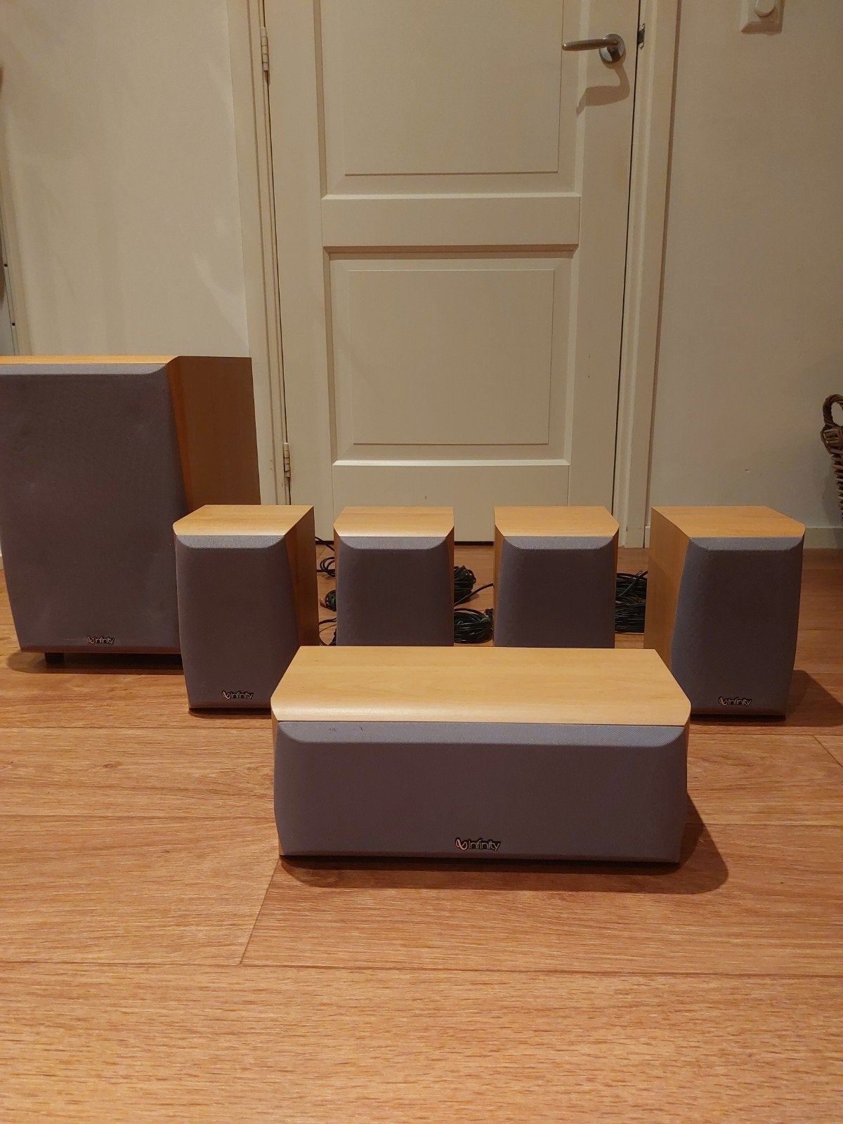 Infinity Primus HCS Surroundset met PS-8 Subwoofer, Audio, Tv en Foto, Ophalen, Gebruikt, Surroundset