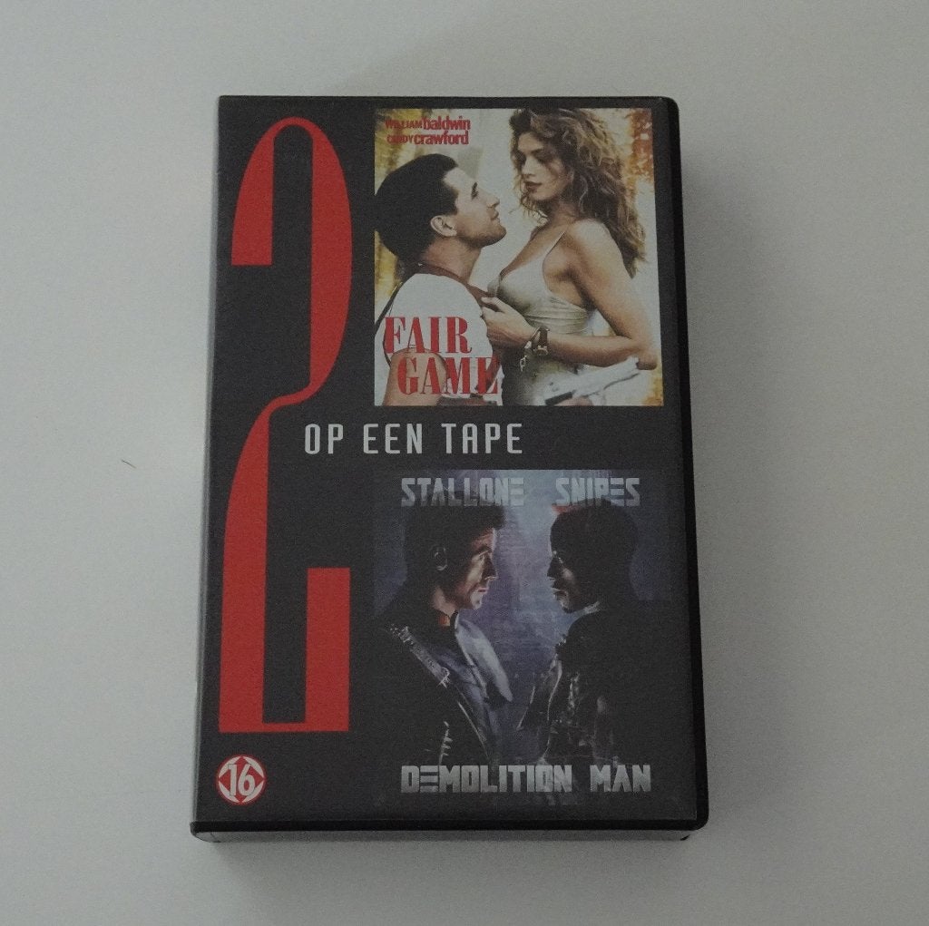 2 Films Op 1 VHS Tape - Jaren 90, Alle leeftijden, Ophalen, Zo goed als nieuw