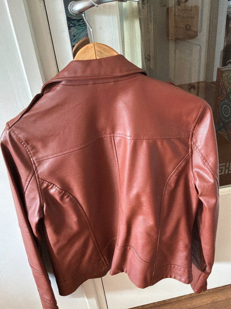 jasje nep leer garcia hele goede staat, Maat 38/40 (M), Overige kleuren, Gracia, Ophalen of Verzenden