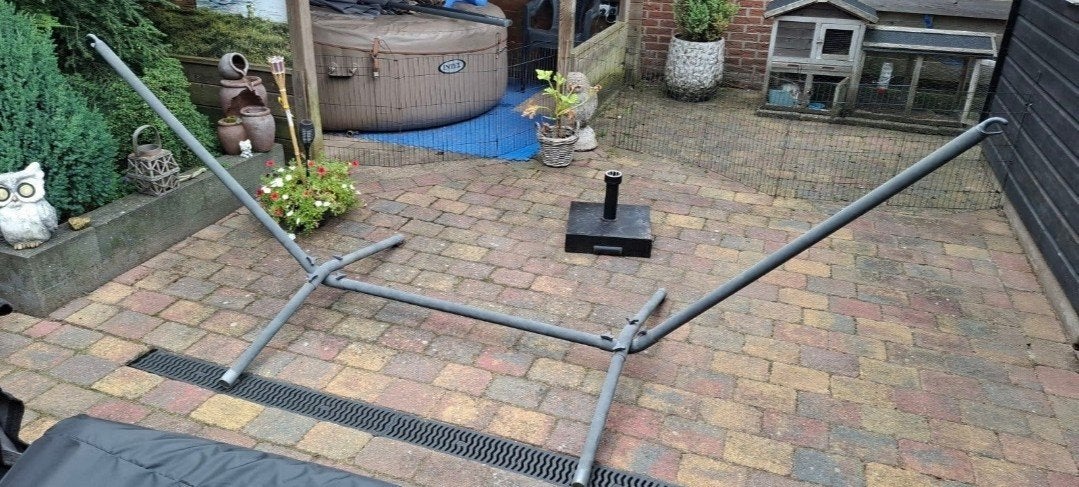 Hangmat standaard, Ophalen, Gebruikt