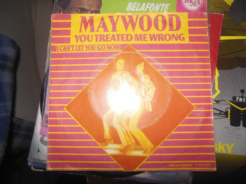 single maywood you treated me wrong 45rpm 7inch vinyl record, Gebruikt, 7 inch, Ophalen of Verzenden, Pop