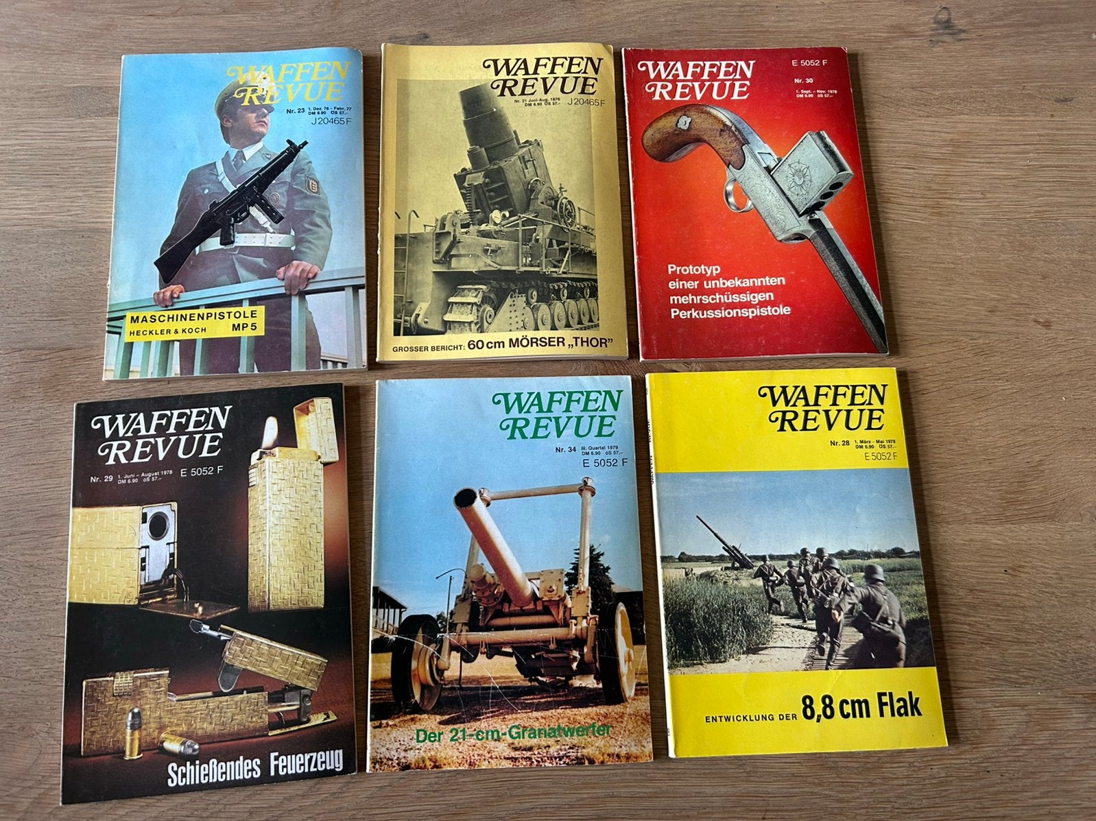 6 delen Waffen Revue, Ophalen of Verzenden, Nederland, Boek of Tijdschrift