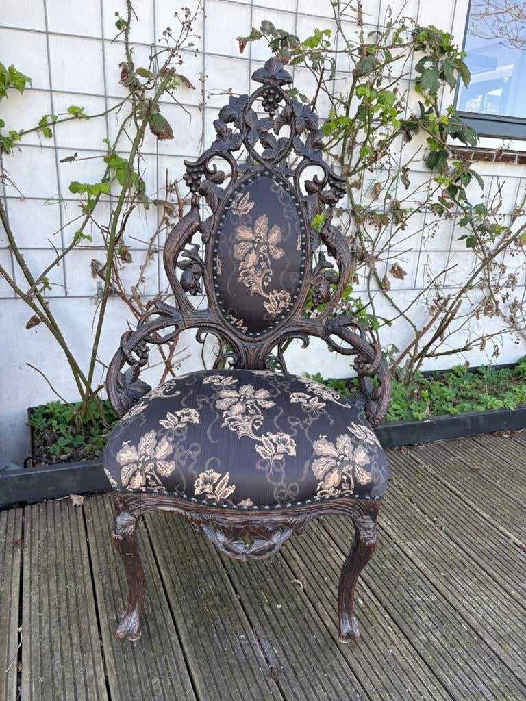 Black Forest fauteuil, Huis en Inrichting, Ophalen, 75 tot 100 cm, Zo goed als nieuw, Stof