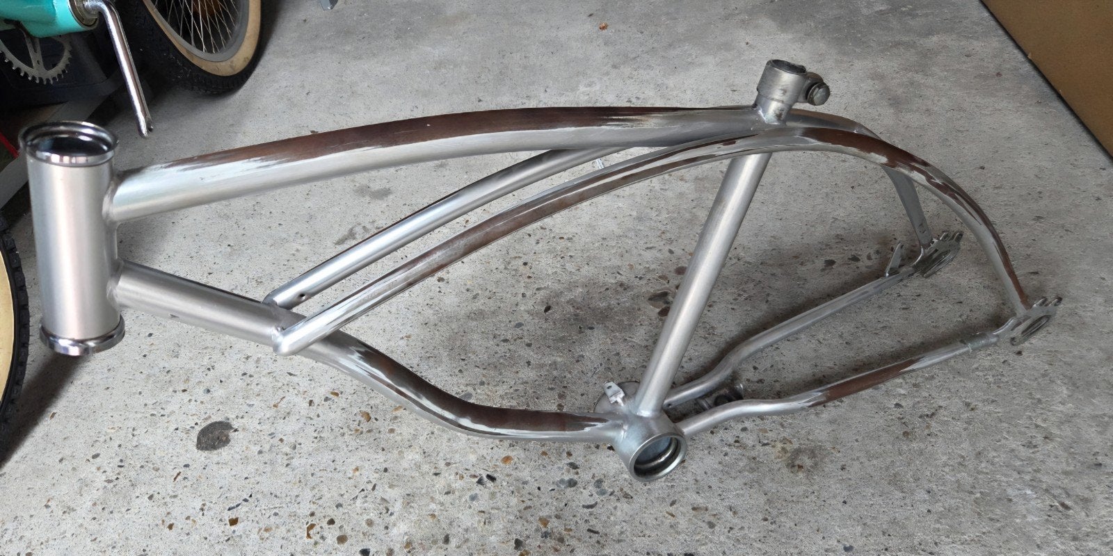 Lowrider bike frame 20 inch, Minder dan 47 cm, Ophalen, Zo goed als nieuw, Staal