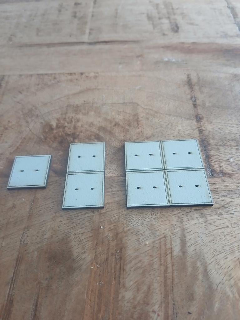 Nieuw lasergesneden stelconplaten h0, Verzenden