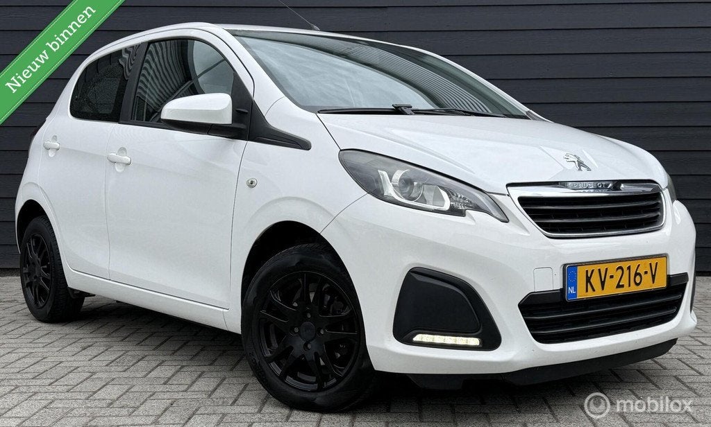 Peugeot 108 1.0 e-VTi Blue Lease 5 deurs Airco/Elektr.pakket, Voorwielaandrijving, Euro 5, Gebruikt, Met garantie (alle)