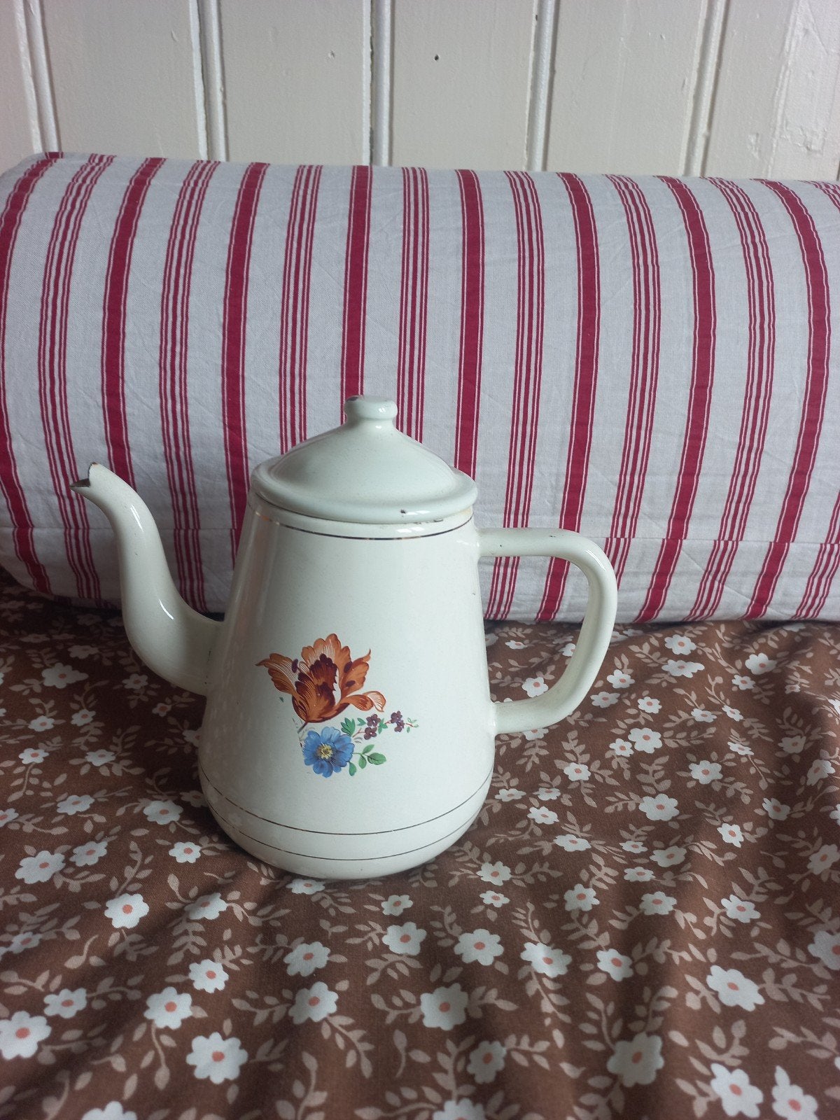 emaille koffiepot, Antiek en Kunst, Ophalen of Verzenden