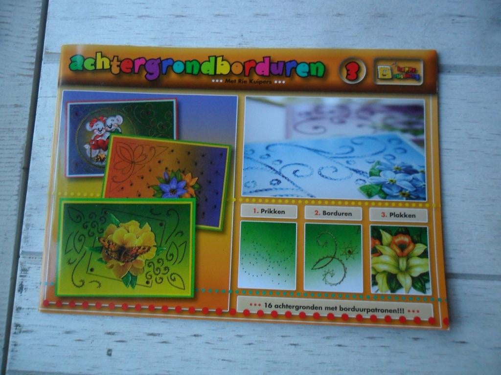 Achtergrond Borduren nummer 3, Ophalen of Verzenden, Nieuw, Overige thema's, Overige typen