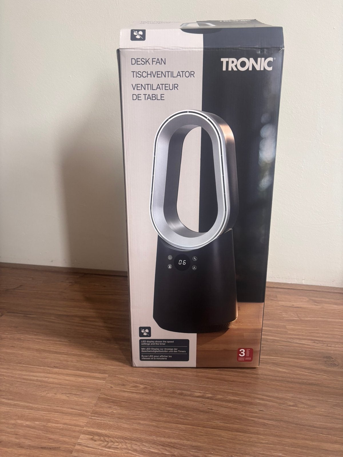 Bladloze ventilator - Nieuw - Compleet!, Ophalen of Verzenden, Nieuw, Tafelventilator