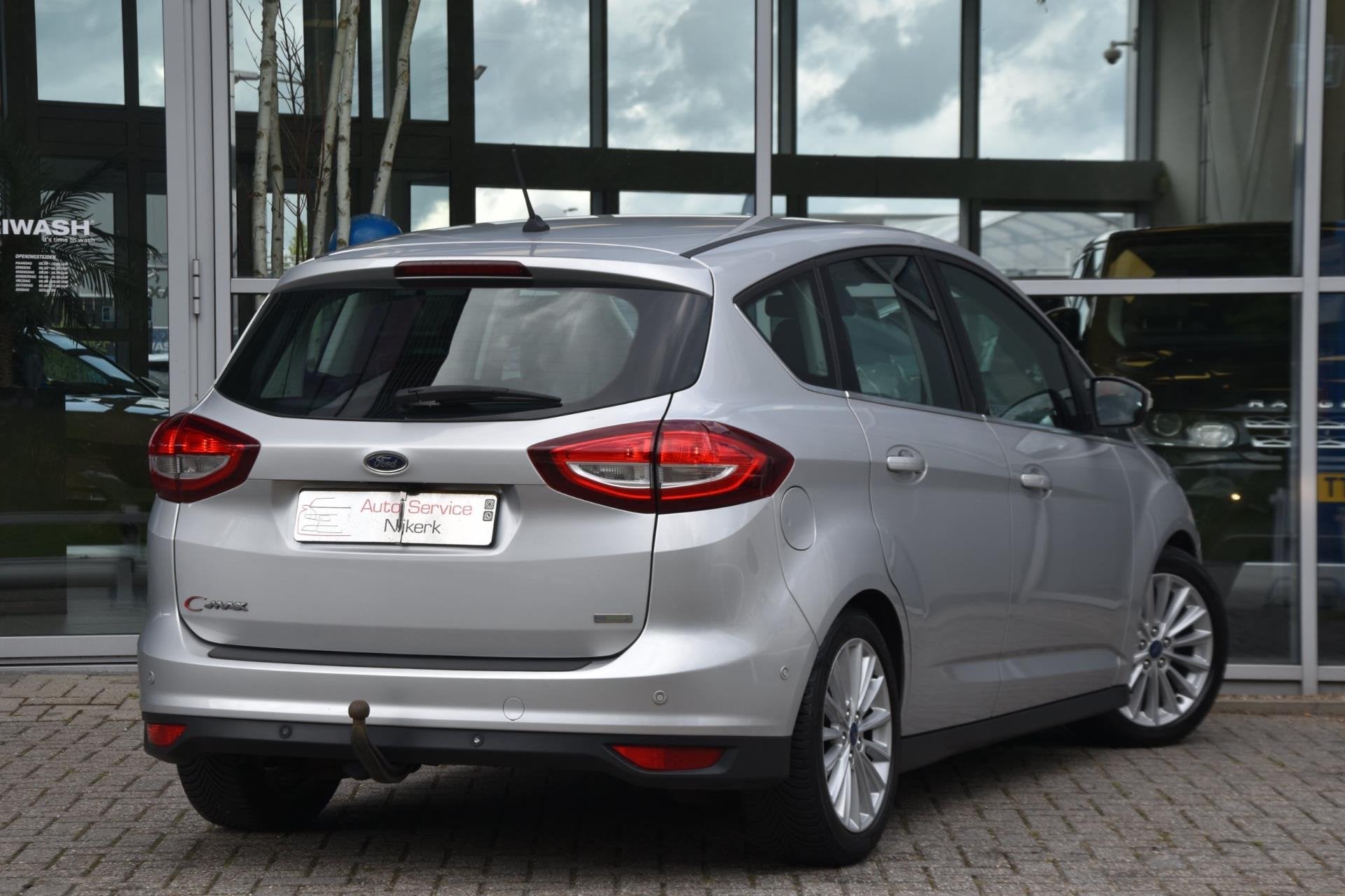 Ford C-Max Ford C-Max 1.0 Titanium Navi PDC Trekhaak Cruise, Auto's, Voorwielaandrijving, Gebruikt, Automatische klimaatregeling