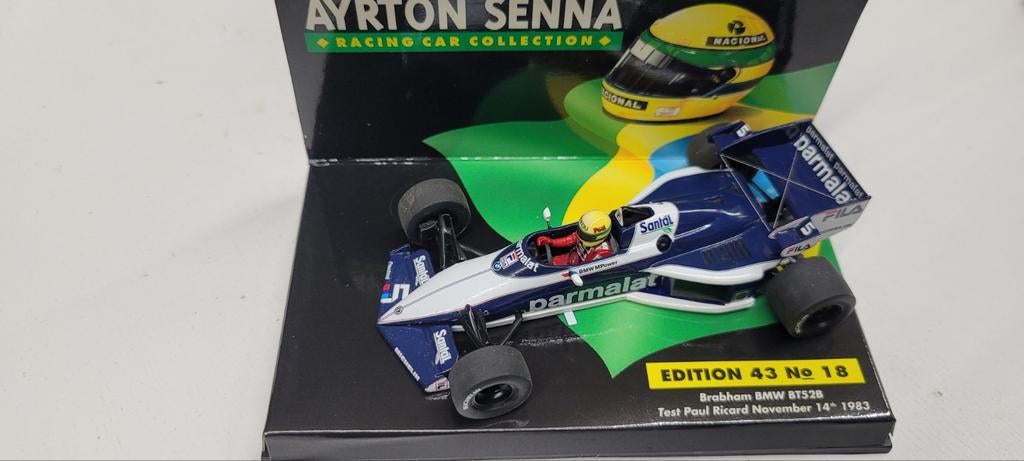 Minichamps Brabham BMW BT52B Ayrton Senna 1983, Ophalen of Verzenden, Zo goed als nieuw, Auto, MiniChamps
