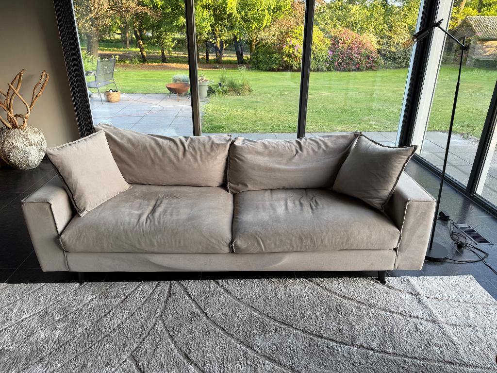 Zitbank Jonas (Goossens), Gebruikt, 150 tot 200 cm, Tweepersoons, 75 tot 100 cm