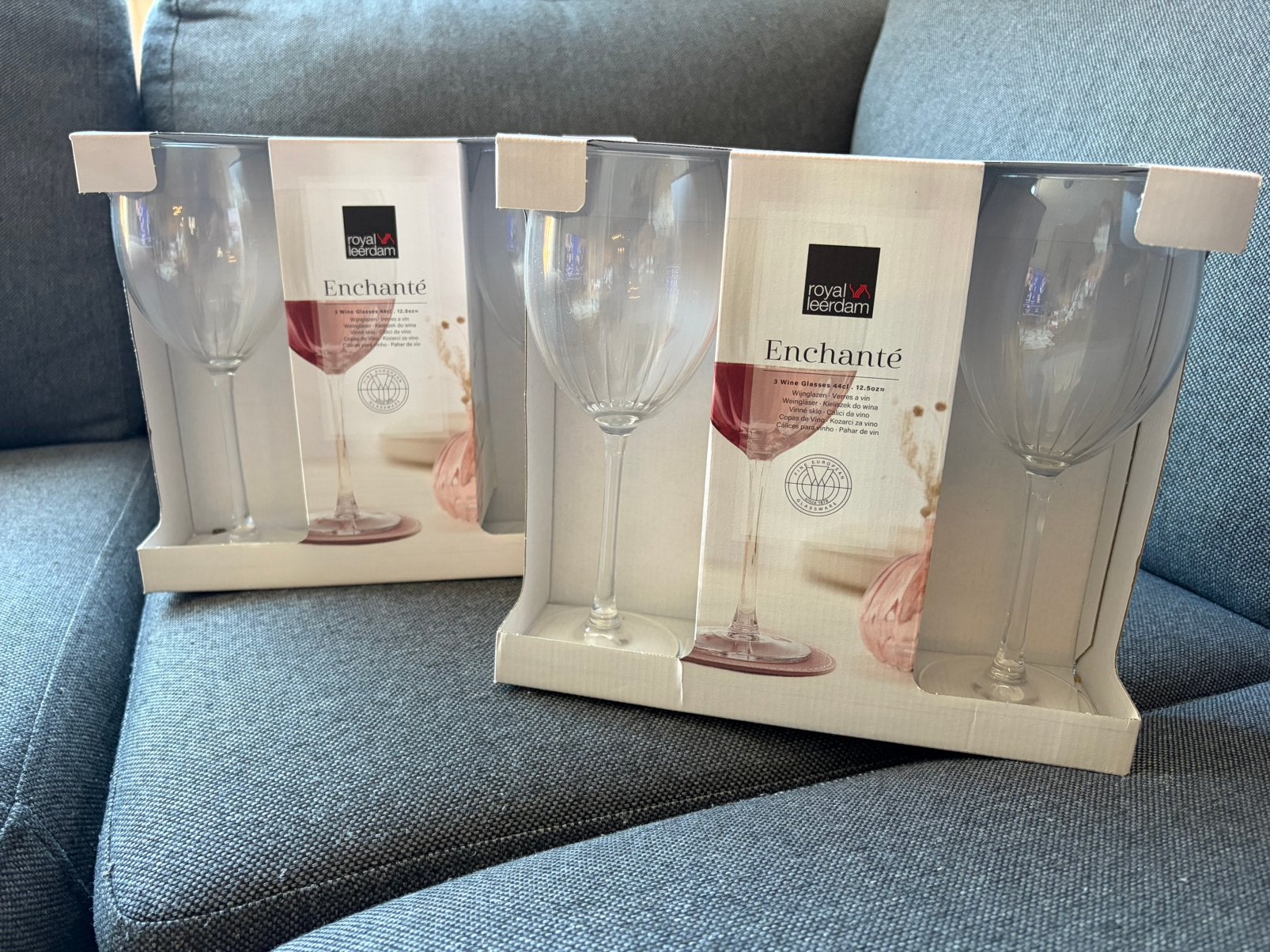 Royal Leerdam Enchanté Wijnglazen - 6 stuks (44cl), Ophalen of Verzenden, Nieuw, Overige typen