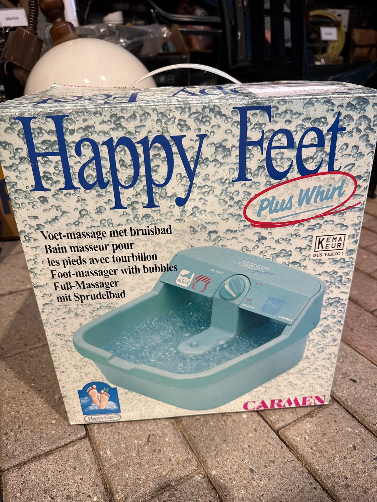 Happy Feet Plus Whirl Voetmassage met bruisbad - Nieuw, Ophalen of Verzenden, Nieuw, Hand- en Voetverzorging