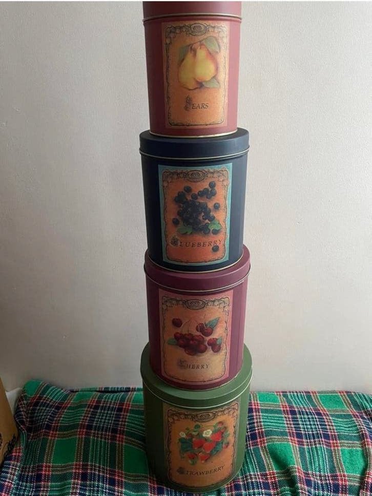 Vintage voorraadblikken, Ophalen of Verzenden
