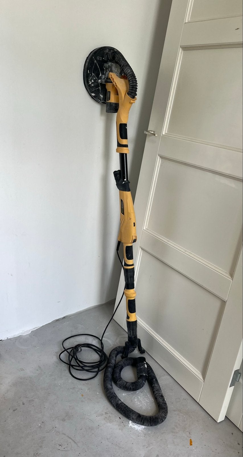 powerplus drywall sander 710w muur plafond schuurmachine, Ophalen, Gebruikt, 600 tot 1200 watt, Overige typen
