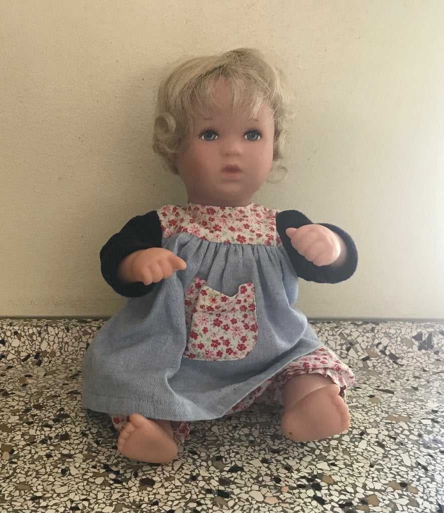 Käthe Kruse pop popje babypop badpop, Ophalen of Verzenden, Zo goed als nieuw, Pop