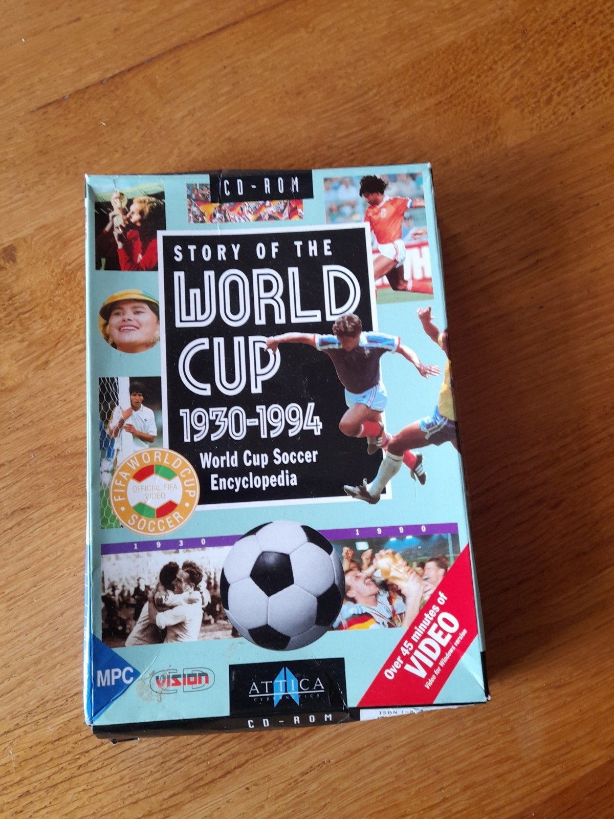 CD-ROM The story of the world cup 1930.1994, Ophalen of Verzenden, Zo goed als nieuw, Buitenlandse clubs, Poster, Plaatje of Sticker