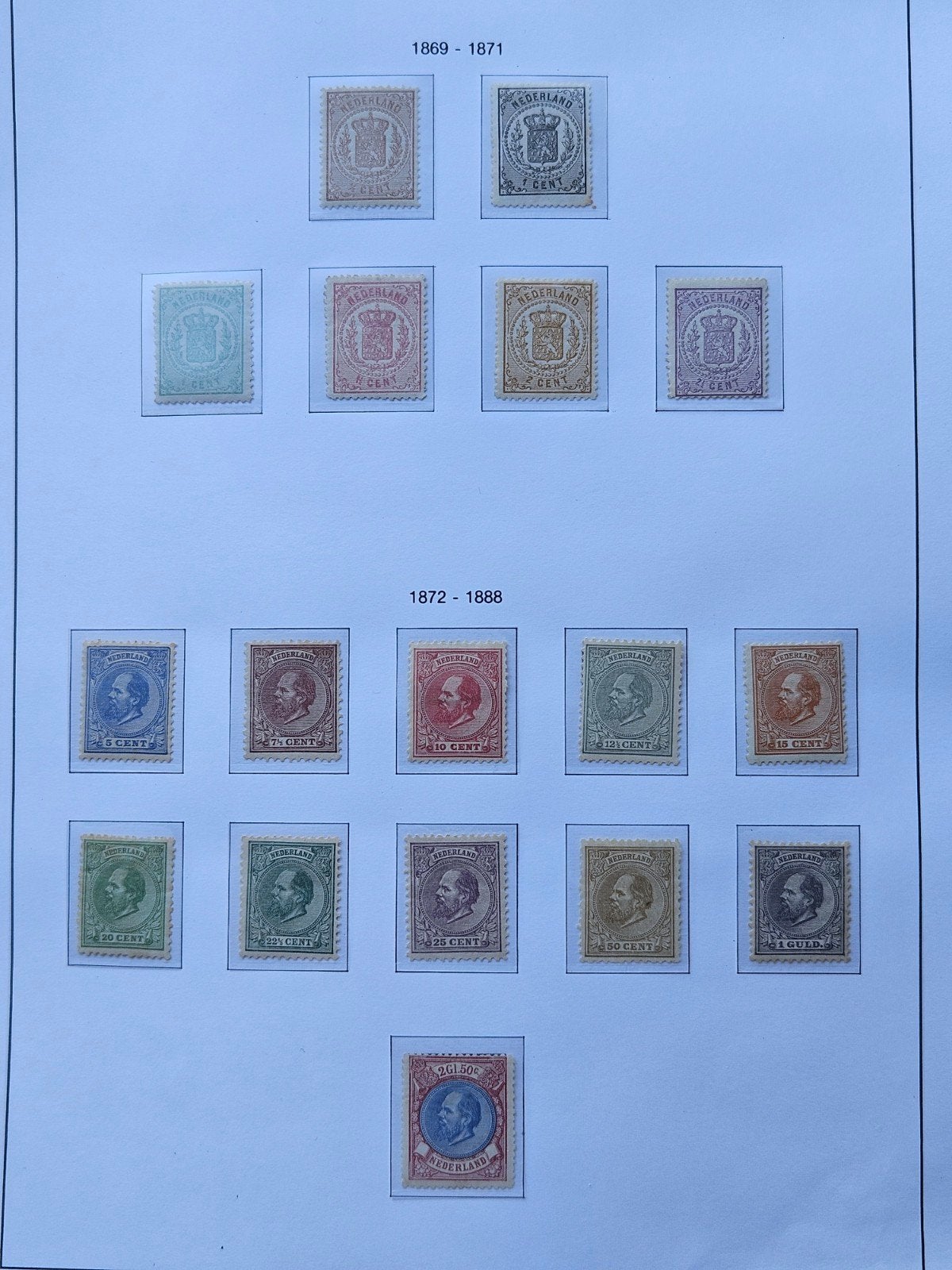 Nederland compleet ongebruikt en postfris 1852 t/m 1982., Ophalen of Verzenden, T/m 1940, Postfris