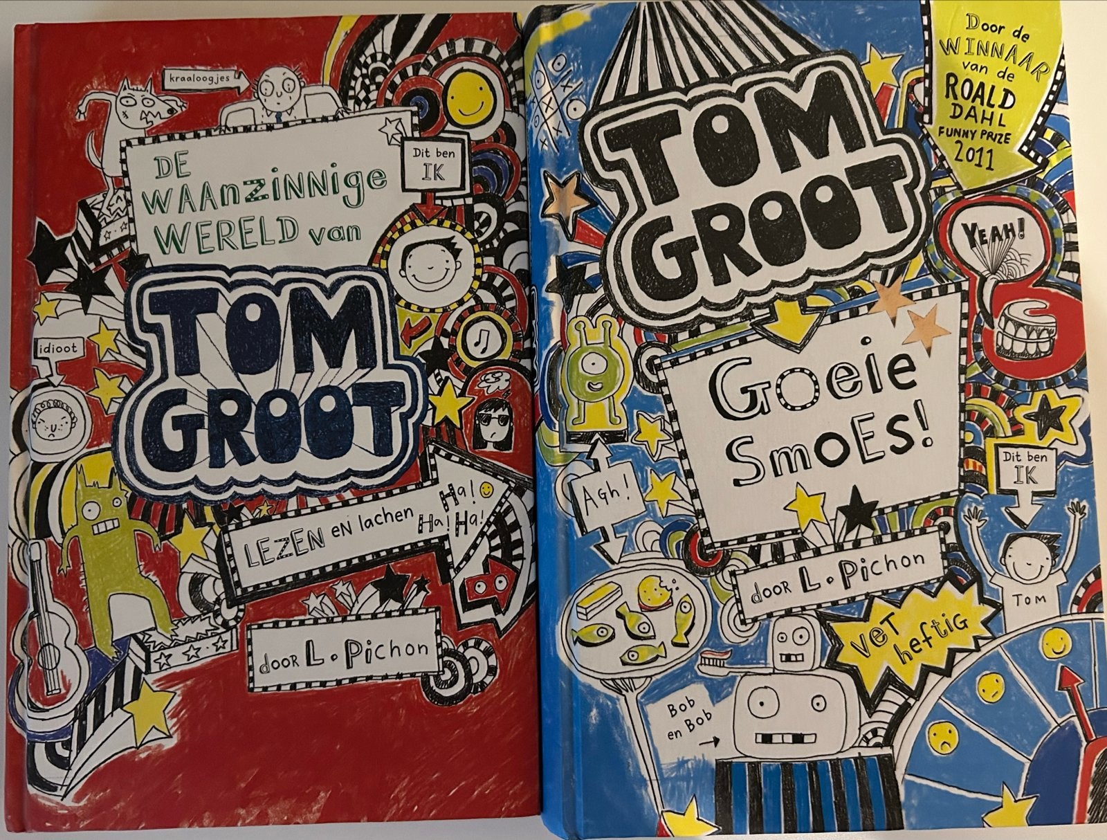 Tom Groot Boeken: De Waanzinnige Wereld & Goeie Smoes!, Ophalen, Gelezen, Fictie