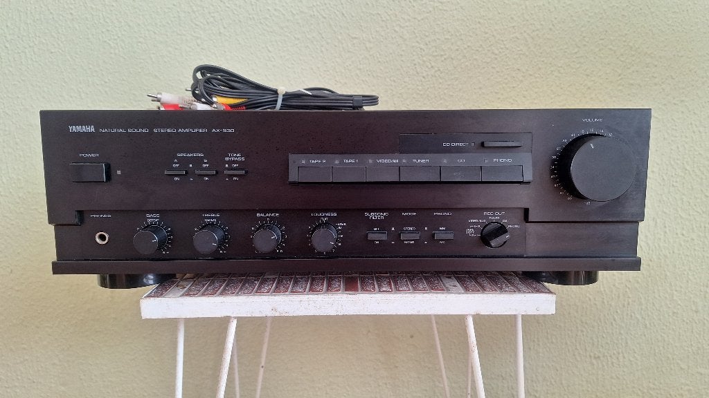 Yamaha AX-530 Natural Sound Stereo Versterker, Ophalen, Gebruikt, Yamaha, 60 tot 120 watt