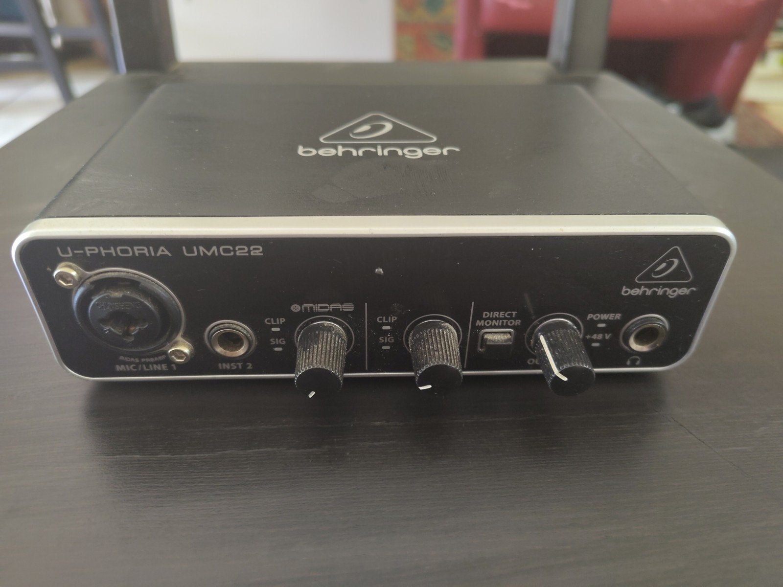 Behringer U-Phoria UMC22 Audio Interface, Ophalen of Verzenden, Gebruikt