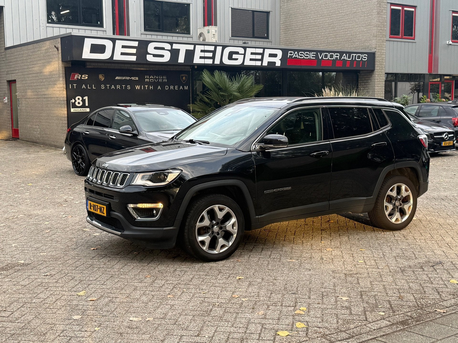 Jeep Compass 1.4 MultiAir Limited 4x4 EXPORT, Dealer onderhouden, 450 kg, Gebruikt, 4 cilinders