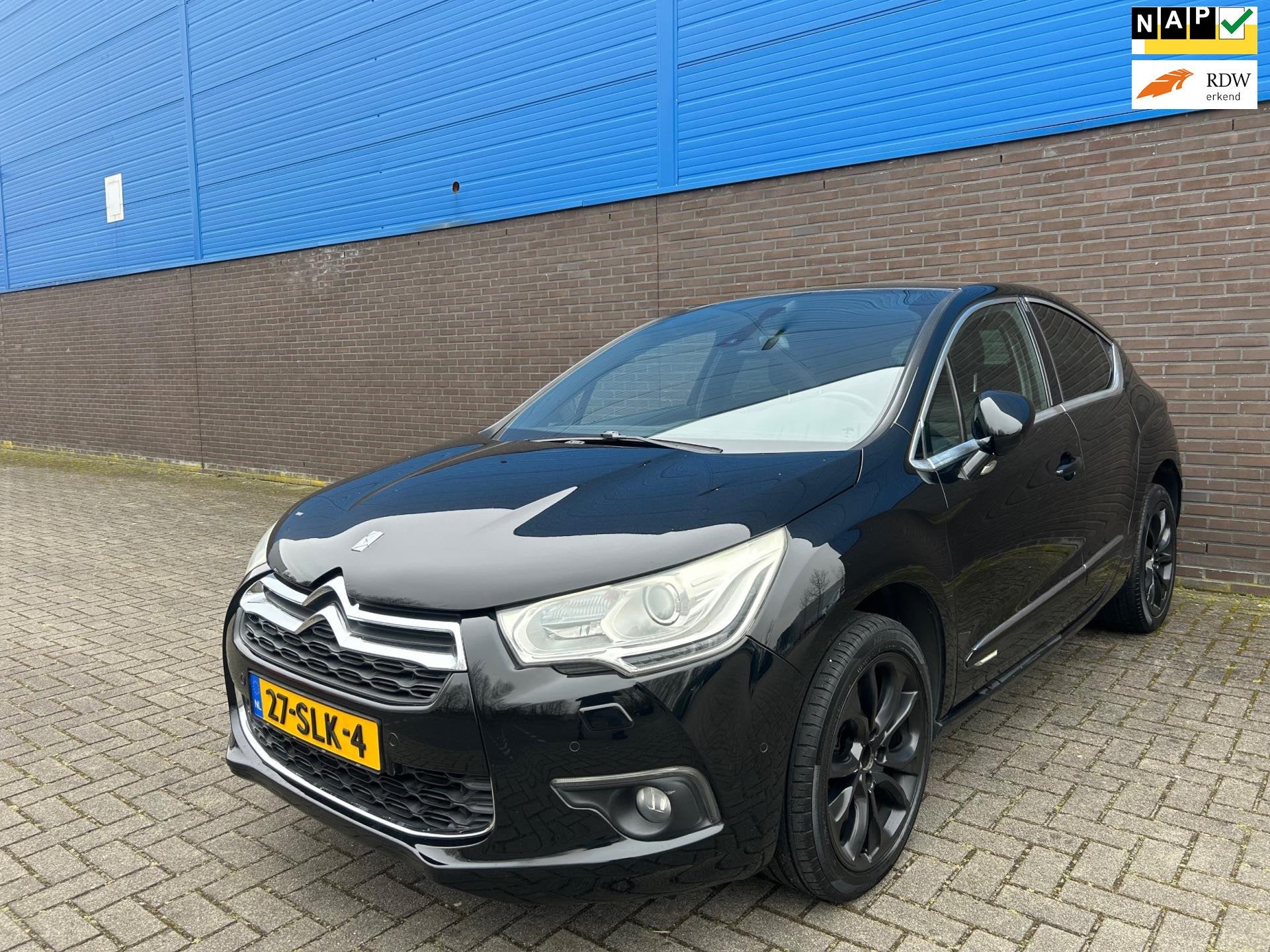Citroen DS4 1.6 Sport Chic | 200pk | Leer | 19” LM Velgen, Auto's, Citroën, Voorwielaandrijving, Zwart, 4 cilinders, Zwart