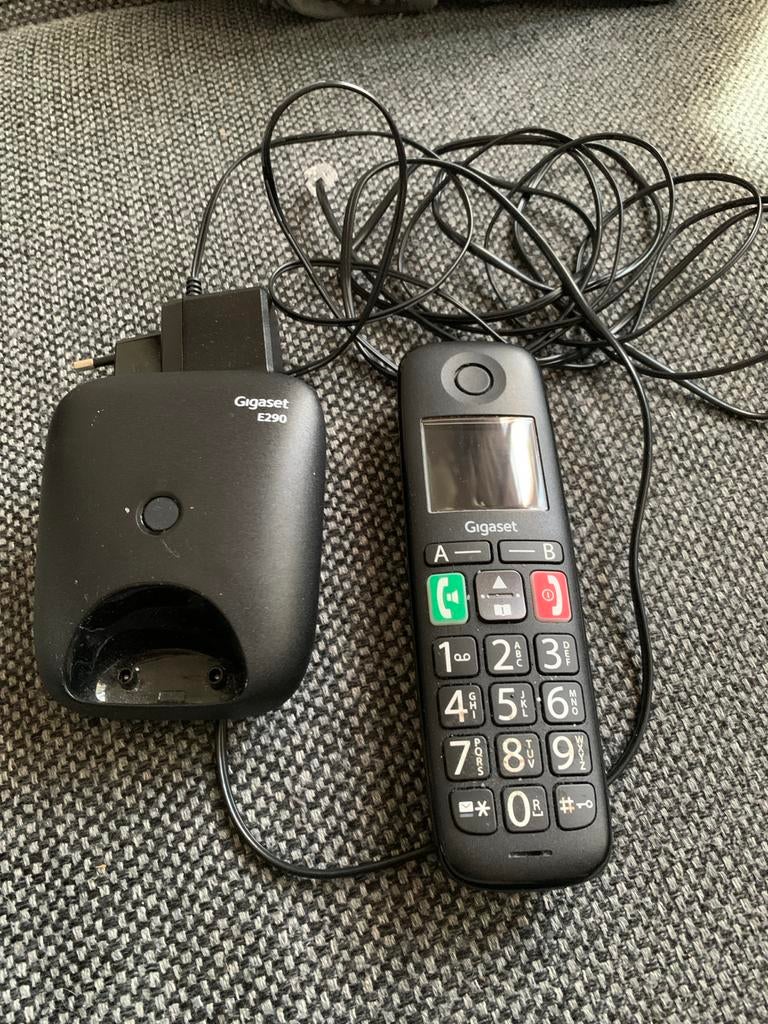 Seniore telefoon Gigaset E290, Ophalen of Verzenden, Gebruikt, 1 handset