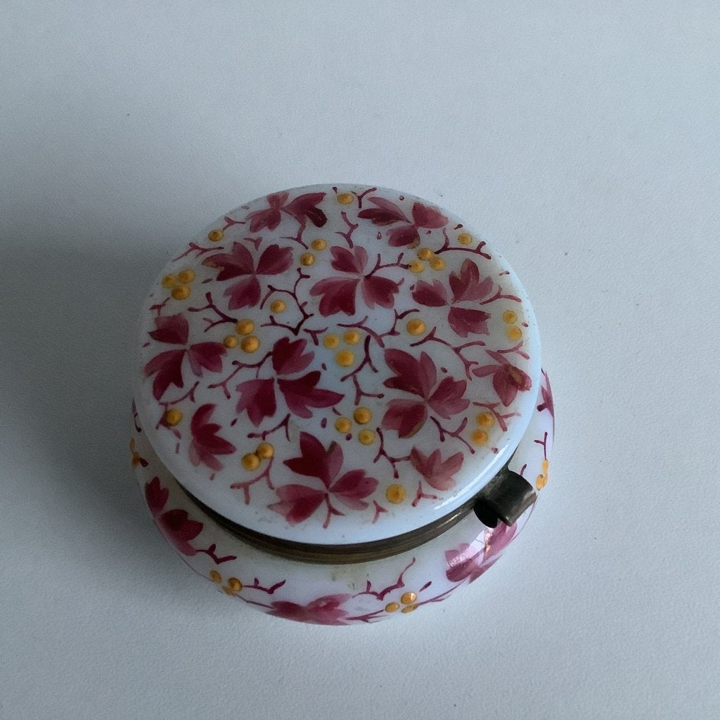 Antiek Frans opaline doosje, Ophalen of Verzenden