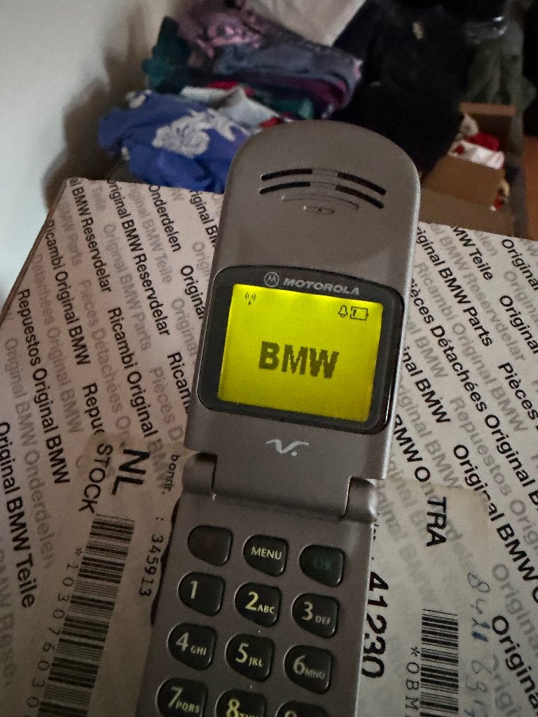 Originele BMW Motorola GSM autotelefoon E46 E39 E38, Ophalen of Verzenden, Gebruikt, BMW