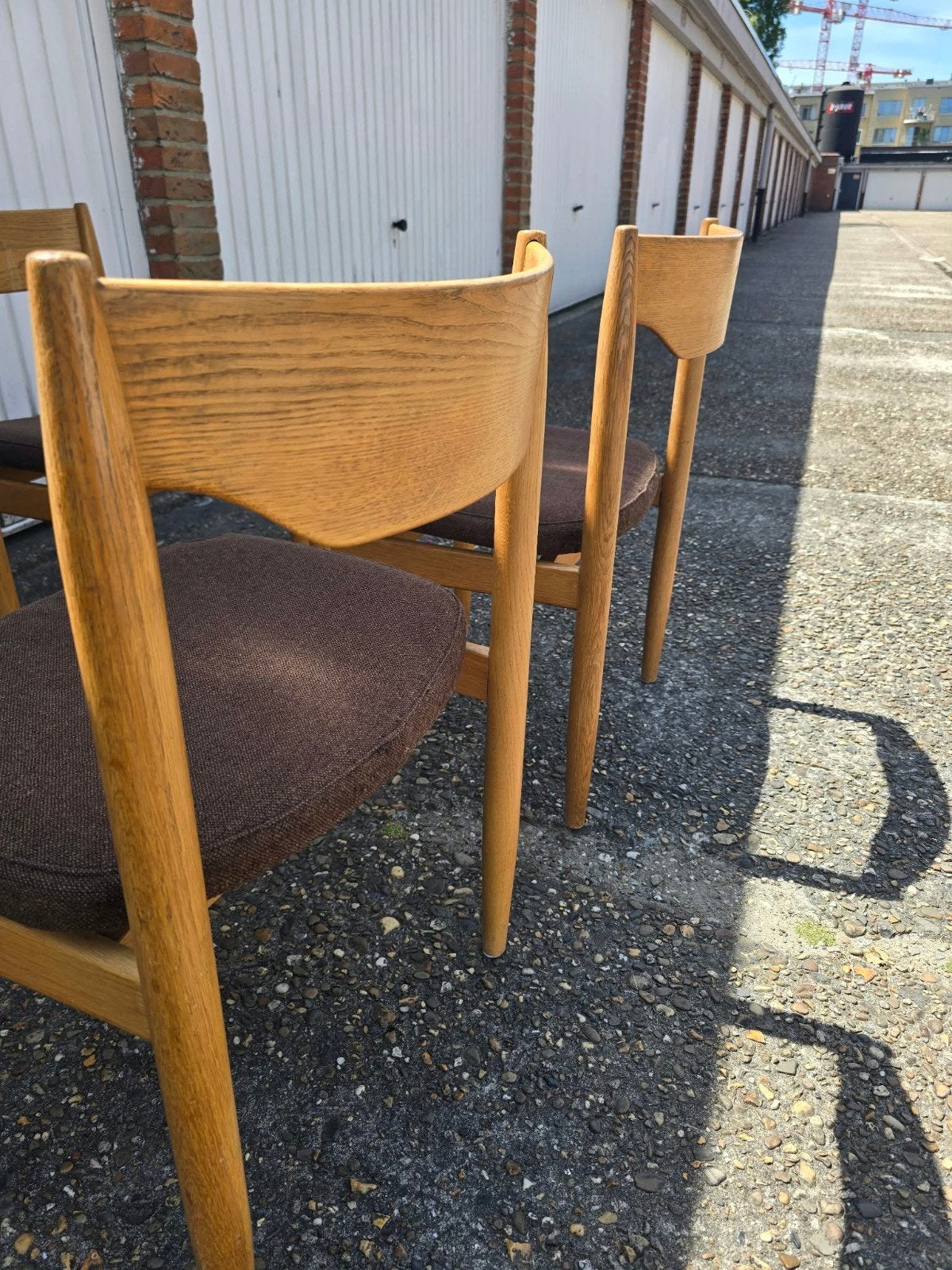 4 Vintage Scandinavische Eetkamerstoelen - Goede Staat, Antiek en Kunst, Ophalen