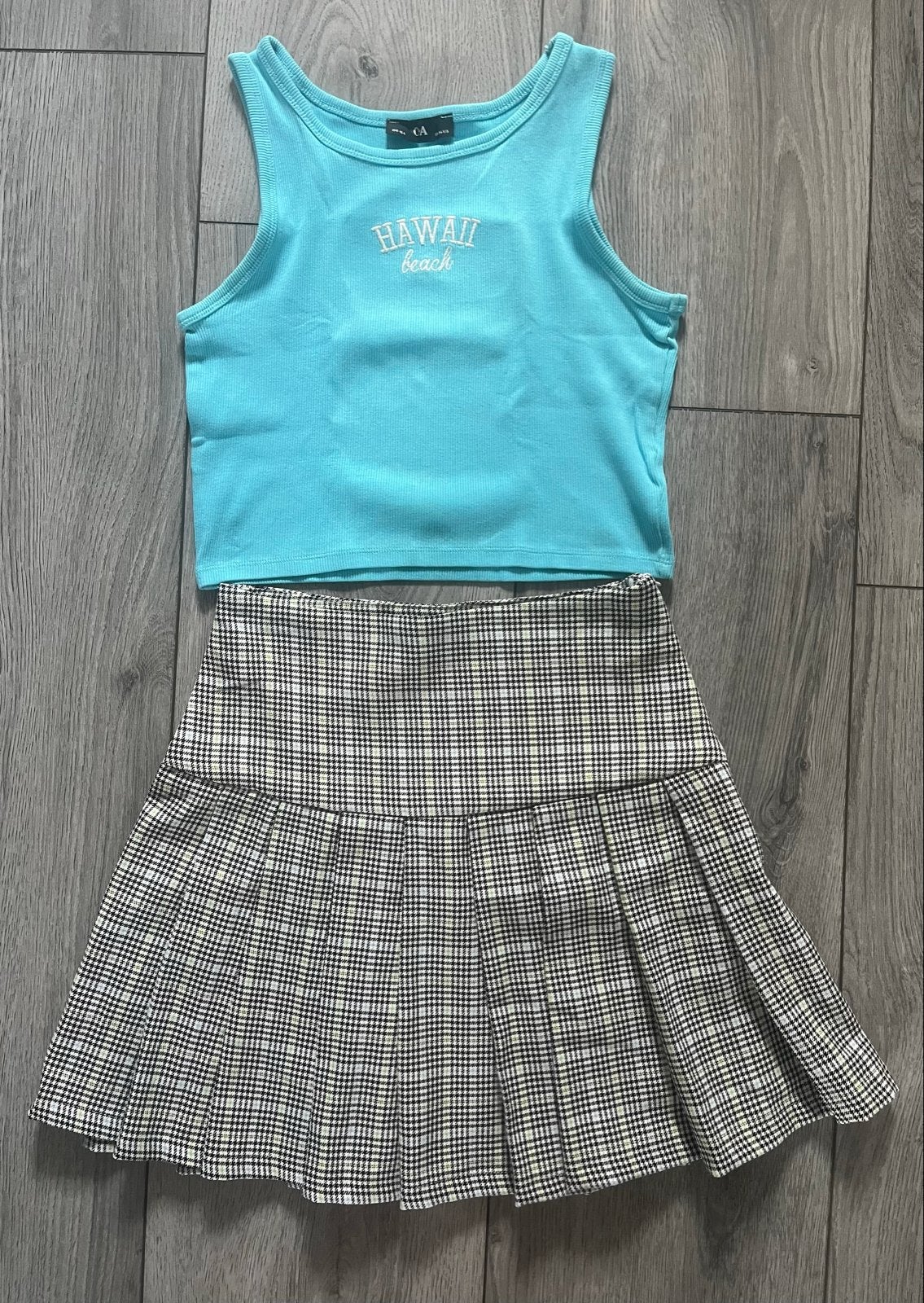 Zomerse set: Primark rok & C&A top maat 158, Ophalen of Verzenden, Zo goed als nieuw, Meisje, Setje