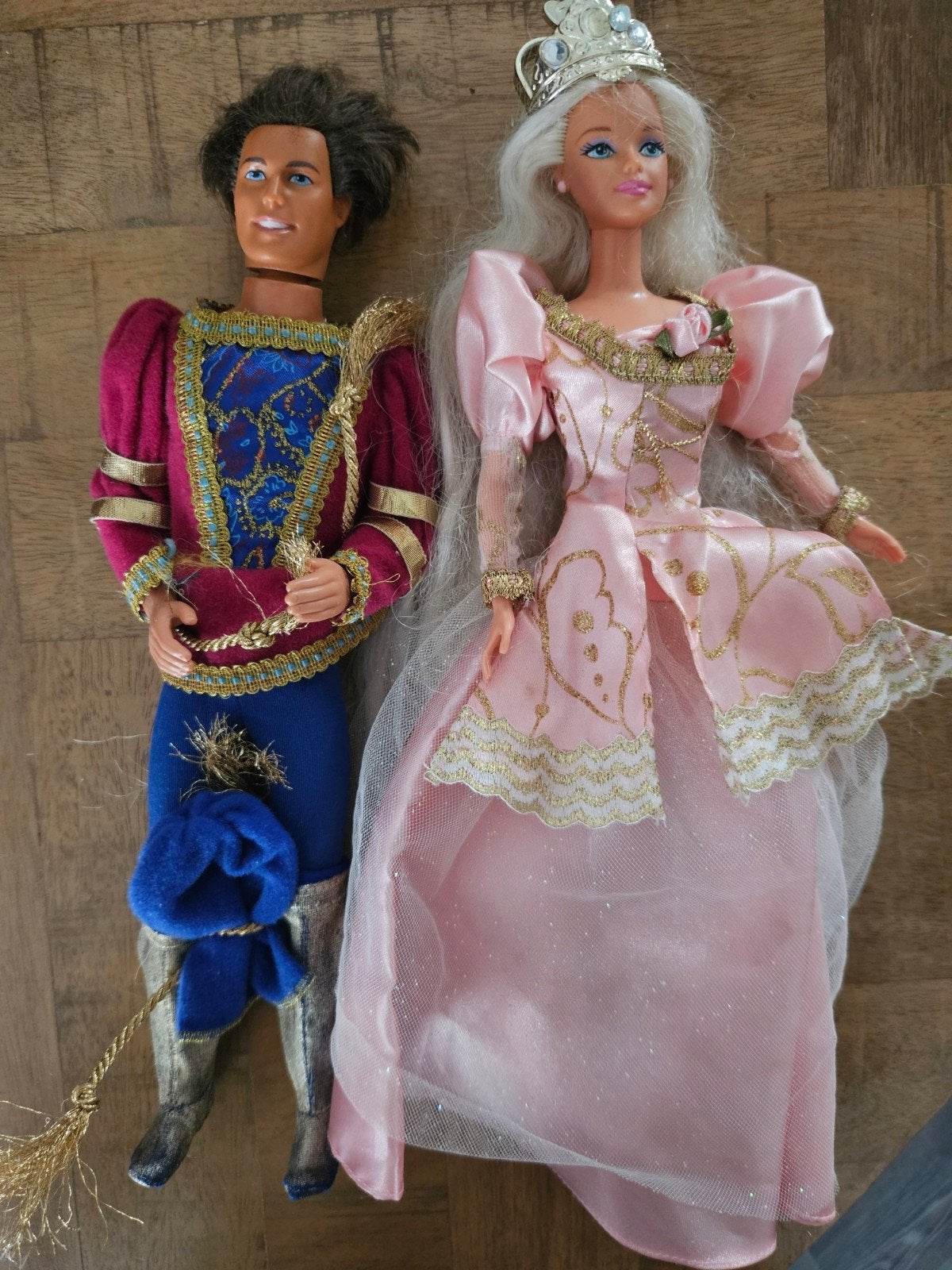 Rapunzel en Prins Poppen Set - Sprookjesfiguren, Ophalen of Verzenden