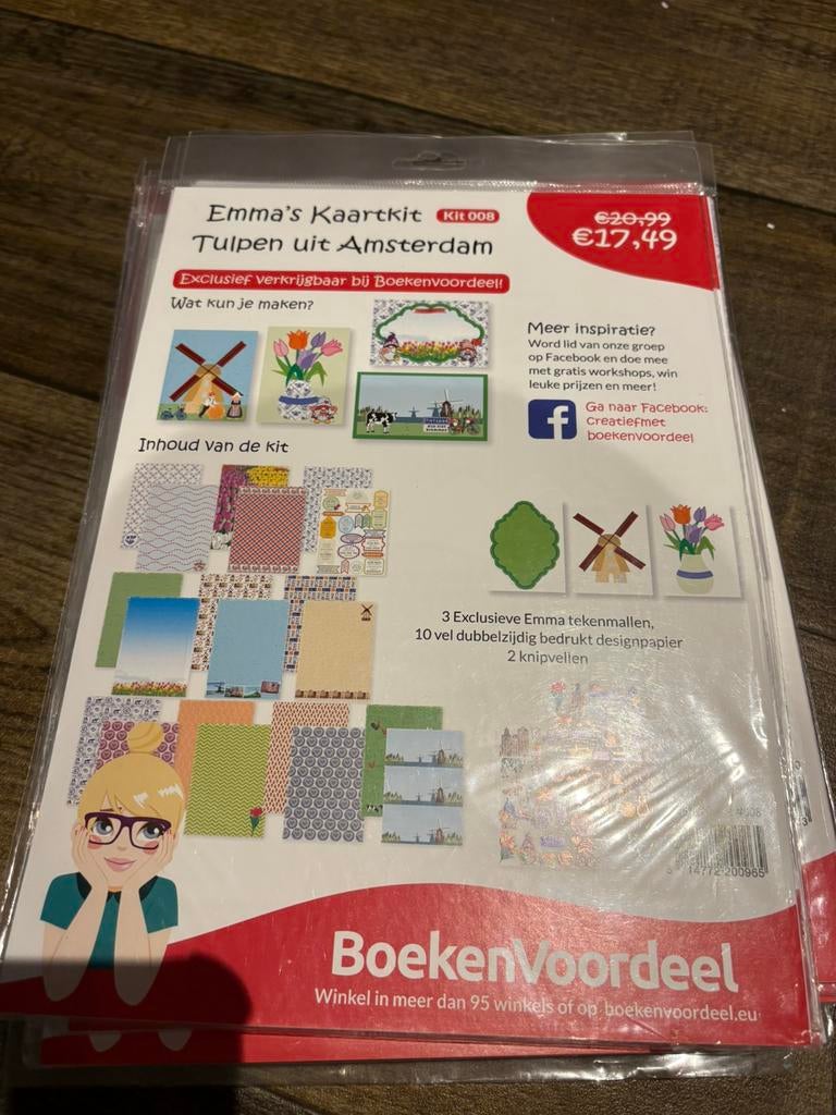 NiEUW ! Emma pakket nu 7,50 tulpen uit amsterdam, Hobby en Vrije tijd, Kaarten | Zelf maken, Ophalen of Verzenden, Zo goed als nieuw