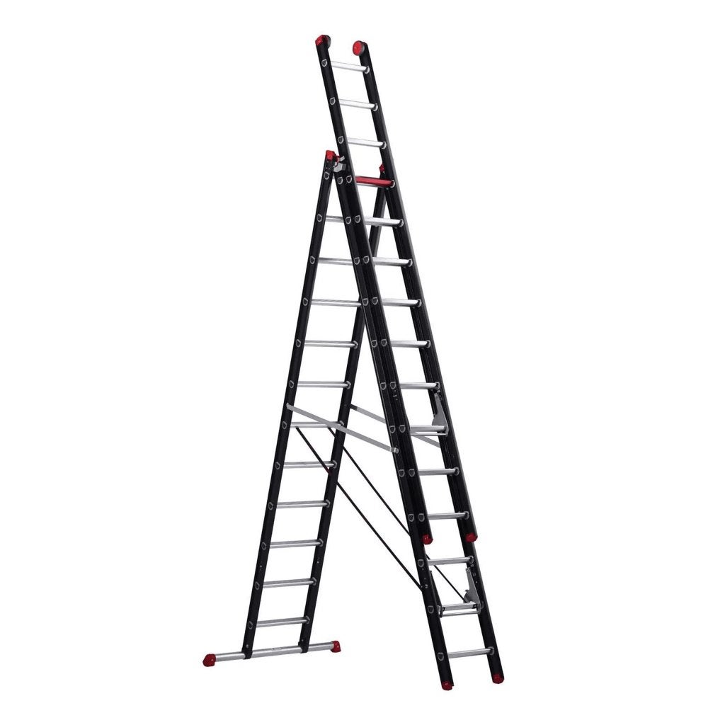 Nieuwe Altrex Mounter 3x12 Reformladder + Muurafhouder & Mat, Nieuw, Ophalen of Verzenden, Ladder, Opvouwbaar of Inschuifbaar