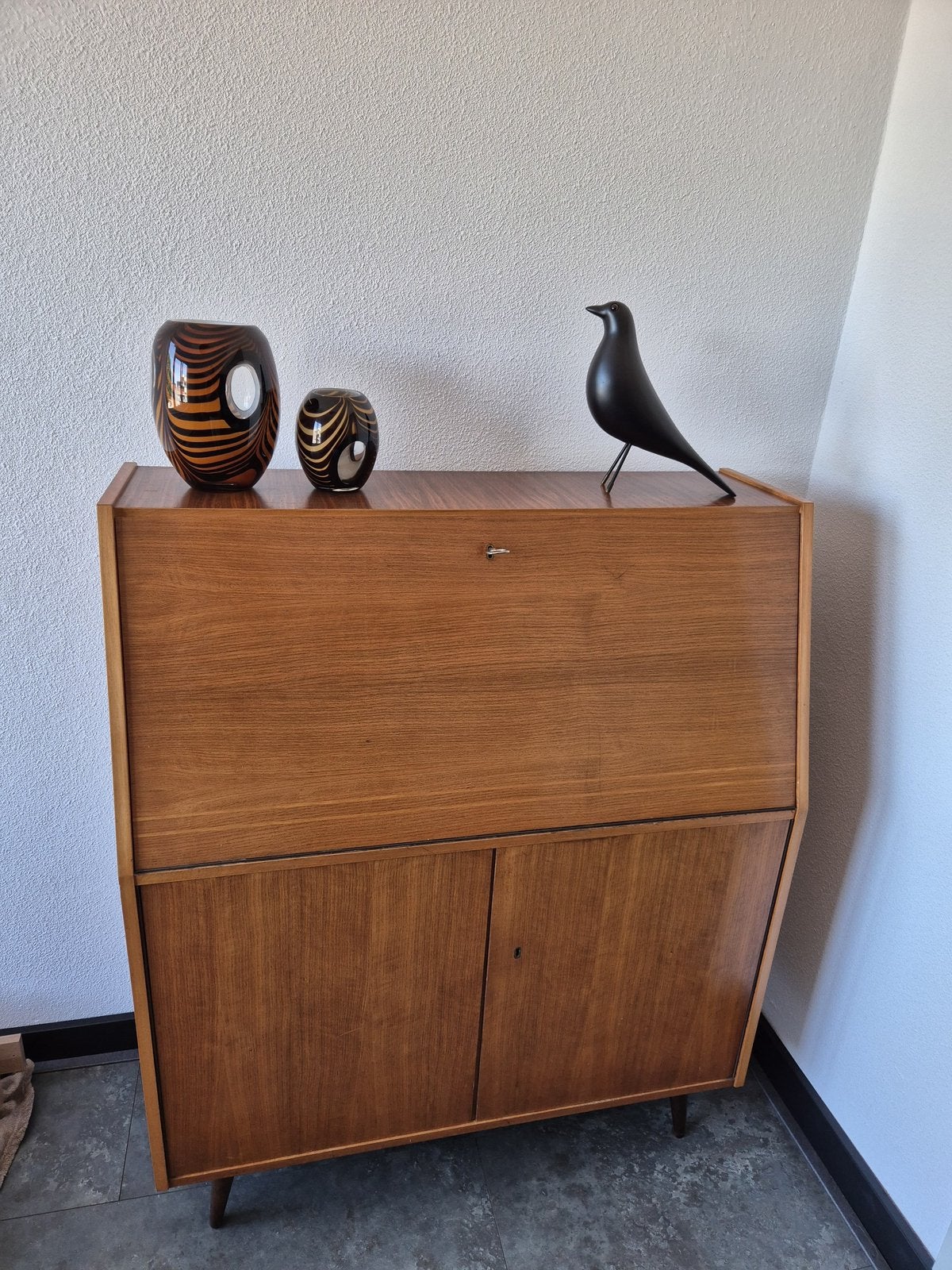 Vintage secretaire/highboard pastoe, Ophalen, Gebruikt