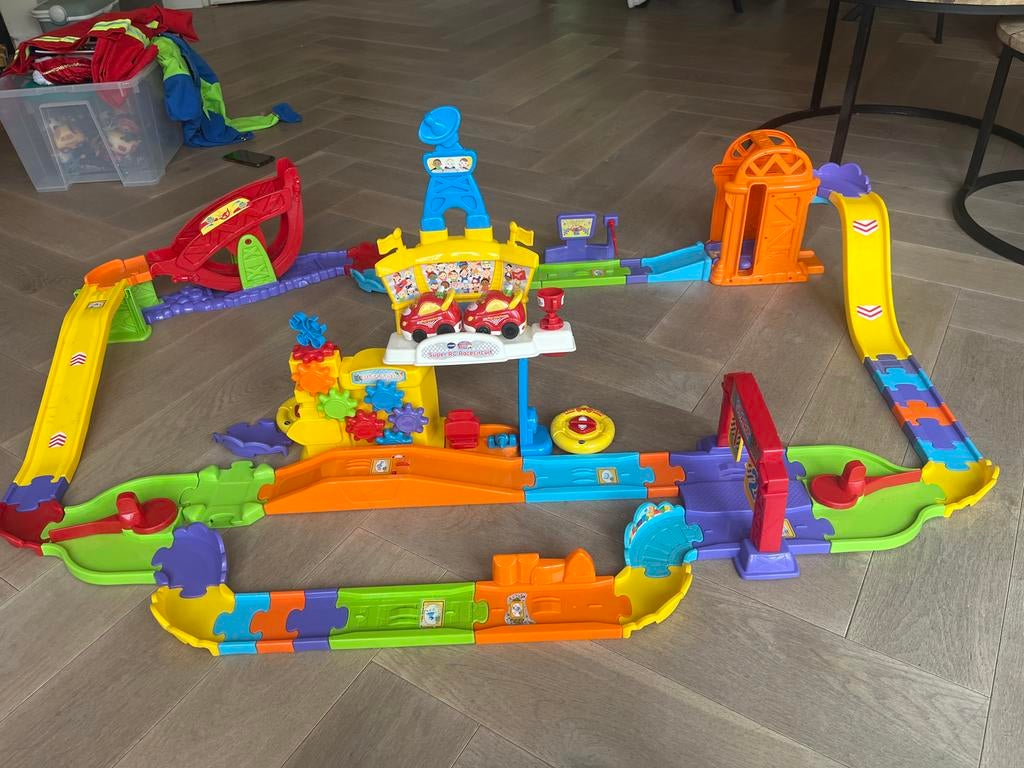 VTech Toet Toet Auto's Super RC Racecircuit, Overige merken, Racebaan, Zelf te bouwen, Ophalen of Verzenden