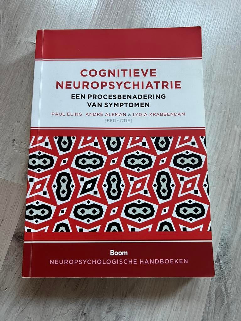 Cognitieve neuropsychiatrie, Ophalen of Verzenden, Beta, Zo goed als nieuw, WO